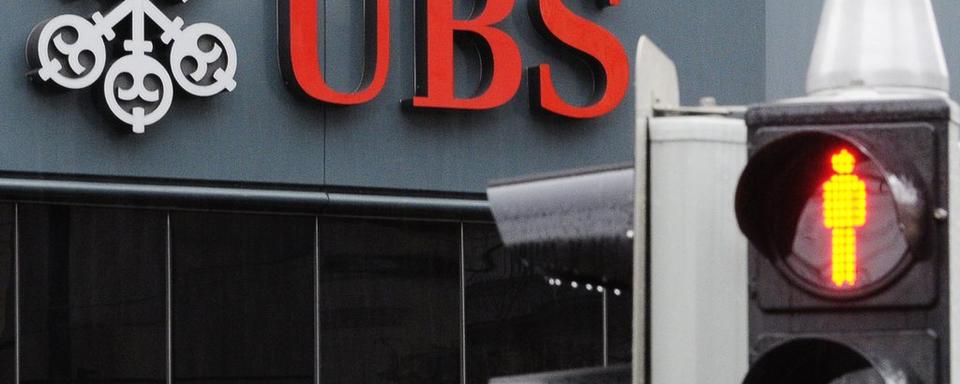 Le logo de l'UBS. [Steffen Schmidt]