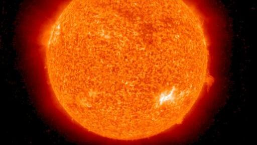 Photo de la Nasa montrant une éruption solaire, en août 2010