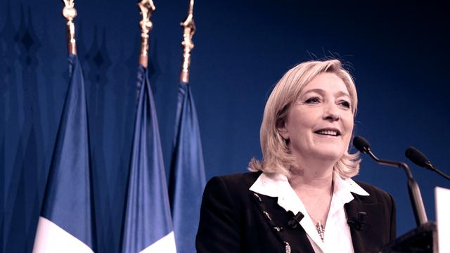 Marine Le Pen, la troisième dame de ce premier tour. [Joel Saget]