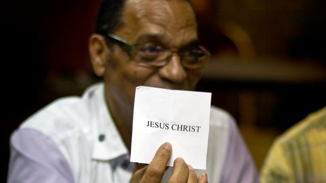 Jésus-Christ a reçu un suffrage en Guyane française, comme le montre ce scrutateur. [Jody Amiet]