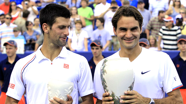 Qui, de Djokovic ou Federer, l'emportera cette fois-ci? [AP/Keystone - Al Behrman]