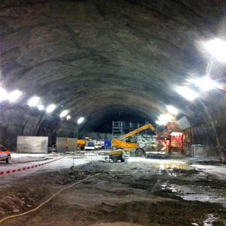 L’immense caverne de Nant de Drance accueillera la station de pompage-turbinage d’une puissance de 900 MW. [RTS - Raphaël Grand]