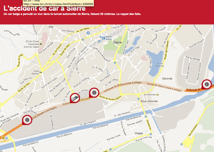 Accident de Sierre: l'infographie