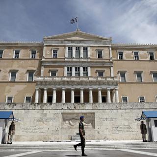 Le bâtiment du parlement grec, à Athènes. [Alkis Konstantinidis]