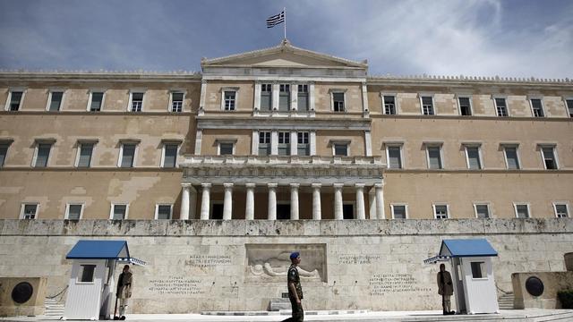 Le bâtiment du parlement grec, à Athènes. [Alkis Konstantinidis]