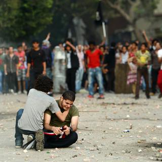 De violents affrontements ont opposé partisans et adversaires du président Mohammed Morsi au Caire. [Khaled Desouki]