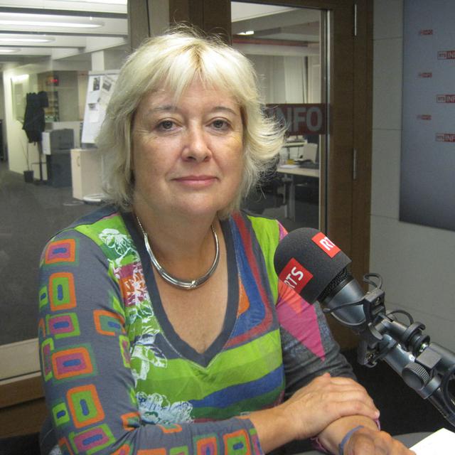 Corinne Perthuis, porte-parole de l'Organisation internationale du travail (OIT) à Genève. [Sandro Lisci]