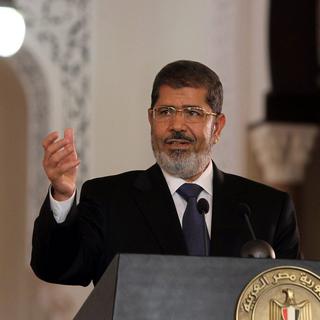 Le président égyptien Mohamed Morsi. [KHALED ELFIQI]