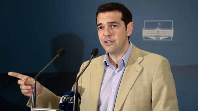 Alexis Tsipras, chef de file de Syriza. [Yorgos Karahalis]