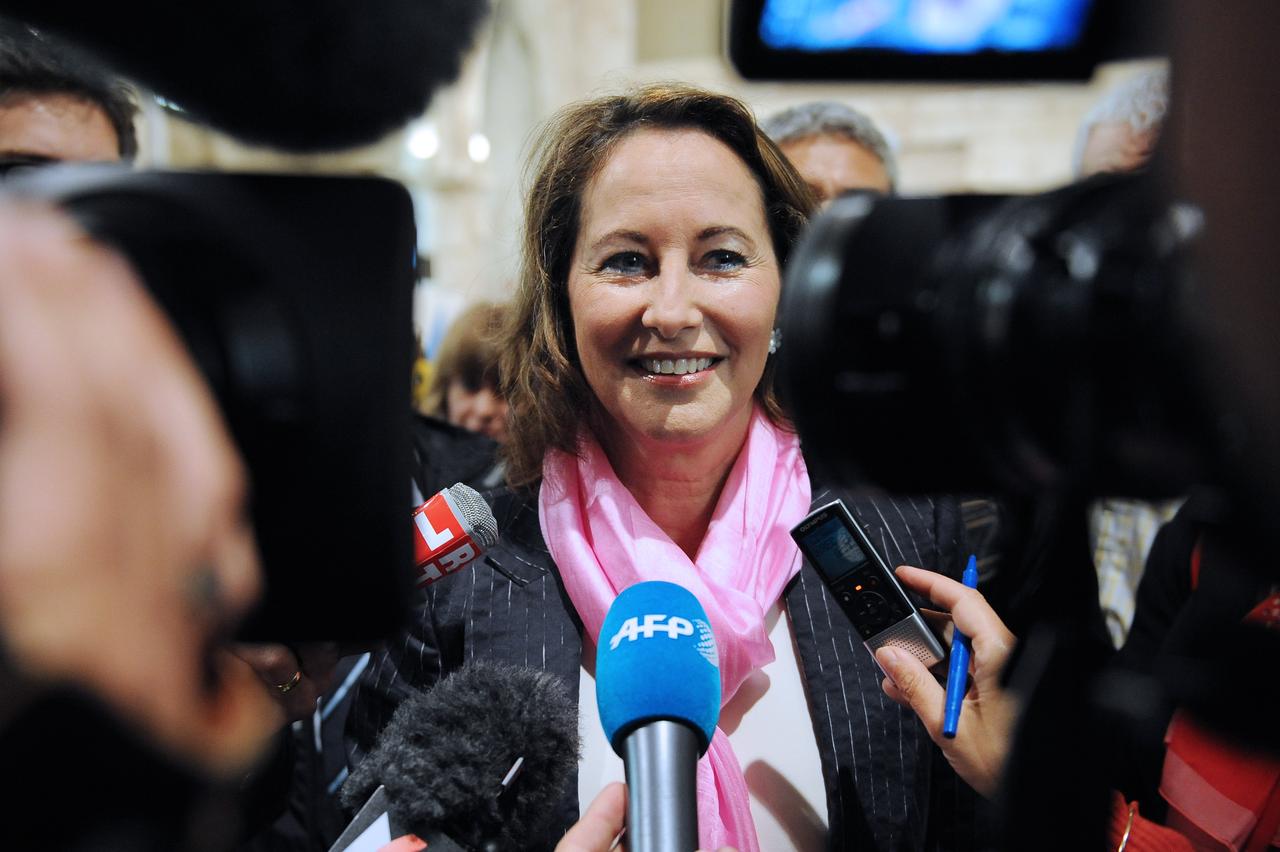 Ségolène Royal est arrivée en tête dans sa circonscription de Charente-Maritime. [AFP - XAVIER LEOTY]