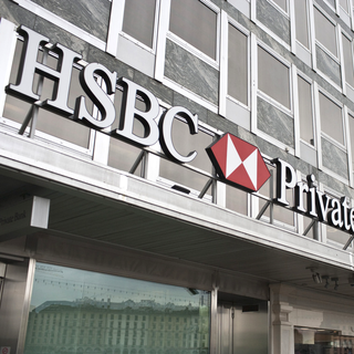 La filiale de HSBC Private Bank à Genève. [Keystone - Gaëtan Bally]