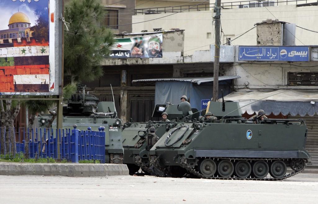 L'armée libanaise s'est déployée à Tripoli, dans le nord du pays, où pro et anti-Assad se sont affrontés. [Bilal Hussein]