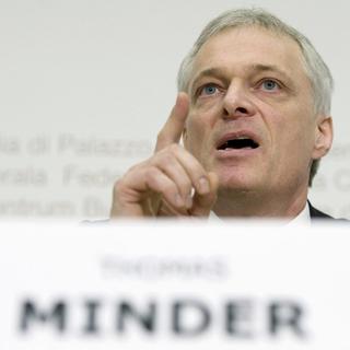 Thomas Minder avait déposé son initiative au début 2008. [Peter Schneider]
