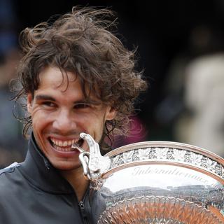 Rafael Nadal remporte pour la 7e fois le trophée parisien. [Patrick Kovarik]