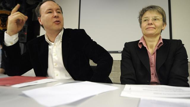 Pierre-Yves Maillard et Anne-Catherine Lyon seront accompagnés de Nuria Gorrite sur le ticket socialiste pour le Conseil d'Etat vaudois. [Laurent Gillieron]