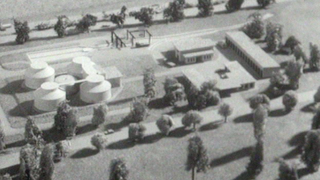 Maquette de la station d'épuration de Vidy [TSR 1962]
