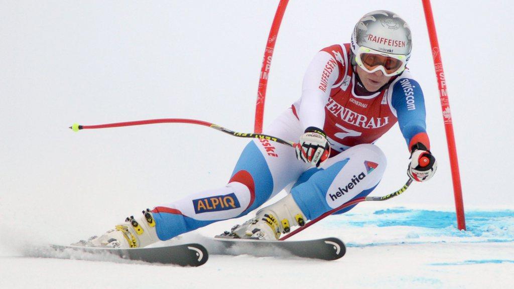 Marianne Kaufmann-Abderhalden s'offre son 2e podium en Coupe du monde. [KEYSTONE - Jonathan Hayward]