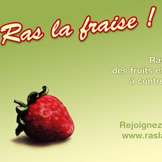 La campagne "Ras la fraise" sur internet.