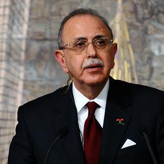 Abdel Rahim al-Kib, premier ministre libyen. [AFP - Mustafa Ozer.]