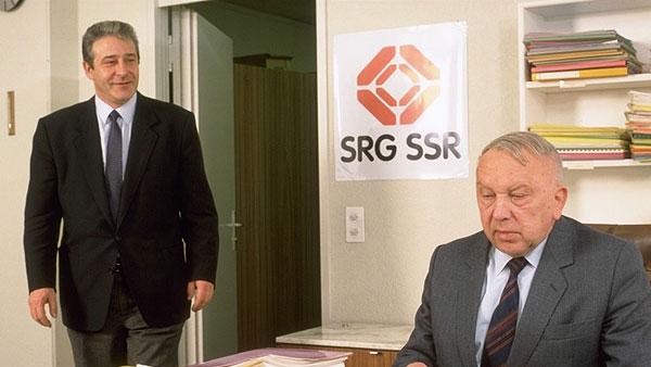 Antonio Riva remplace Leo Schürmann, 1987 [SRG SSR]