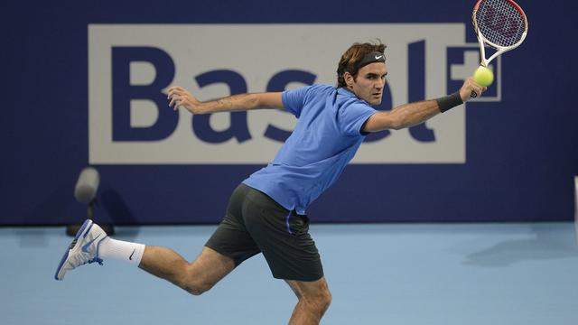 Roger Federer a survolé son grand admirateur du jour, le français Benoît Paire. [GEORGIOS KEFALAS]