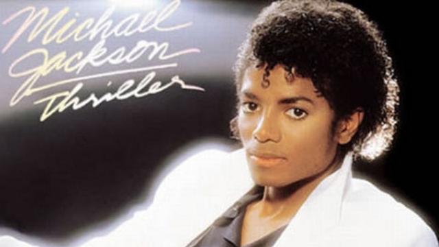 Pochette originale de l'album "Thriller".