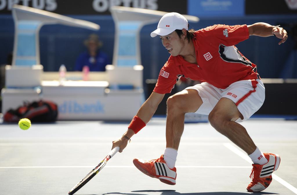 Malgré toute sa bravoure, Nishikori n'a pas pesé bien lourd contre Murray. [Andrew Brownbill]