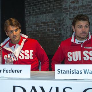 L'équipe suisse affronte les Pays-Bas en Coupe Davis [Salvatore Di Nolfi]