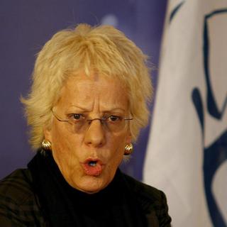 Carla del Ponte va rejoindre la commission d'enquête des Nations Unies sur la Syrie. [EPA - Benoit Doppagne]