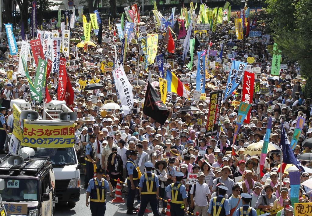 Le nombre de participants a dépassé les attentes des organisateurs [KEYSTONE - Koji Sasahara]