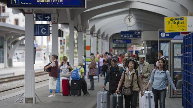 La ville d'Interlaken a vu son nombre de touristes chinois doubler depuis l'an passé.