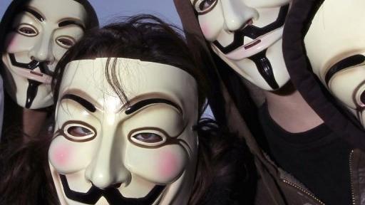 Le masque fétiche des militants d'Anonymous