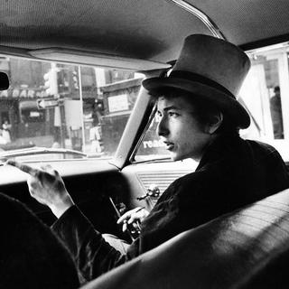 Bob Dylan, Philadelphie, 1964. [Daniel Kramer]
