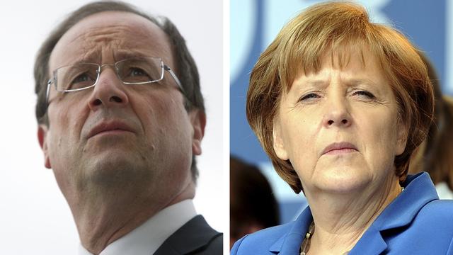 Hollande Merkel [Lionel Bonaventure / Patrik Stollarz]