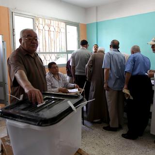 Les Egyptiens se rendent aux urnes ce week-end. [AFP - Marwan Naamani]