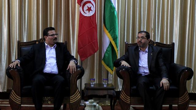 Le ministre des affaires étrangères tunisien a apporté son soutien aux Palestiniens. [Saïd Khatib]