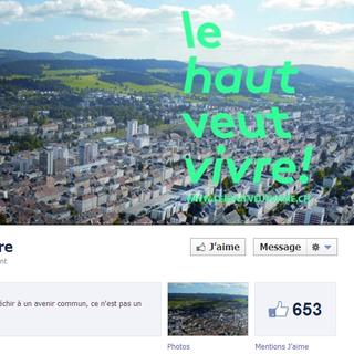 Le profil Facebook "Le Haut veut vivre!" [DR.]