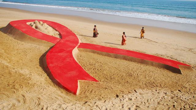 Le 1er décembre est la journée mondiale de lutte contre le sida. [Asit Kumar]