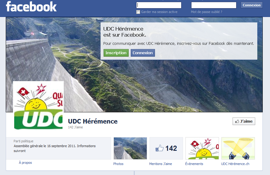 Virtua estime que l'UDC est sur-représentée sur le réseau social.