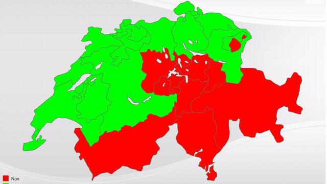 La carte des résultats définitifs