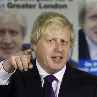 Boris Johnson, maire de Londres sortant et candidat à sa réélection. [Luke MacGregor]