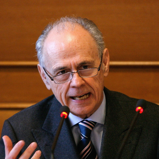 Jacques-Simon Eggly, ancien conseiller national libéral, président de l'organisation des Suisses de l'étranger. [Peter Klaunzer]