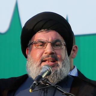 Le chef du Hezbollah Hassan Nasrallah, lundi 17.09.2012 à Beyrouth. [Joseph Eid]