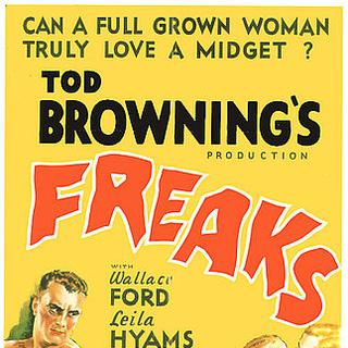 Une affiche du film "Freaks".