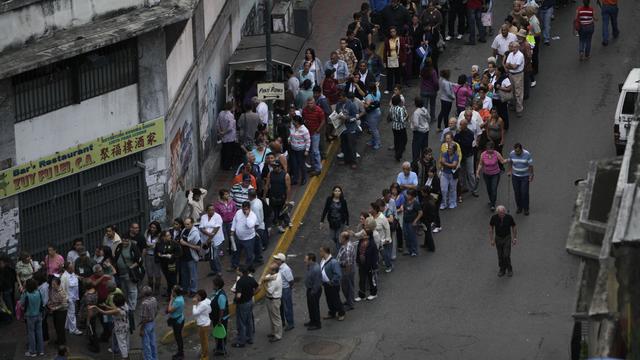 Au Venezuela, presque 19 millions d'électeurs sont attendus dans les 14'000 bureaux de votes répartis dans le pays. [Enric Marti]