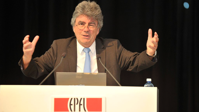 Patrick Aebischer, président de l’EPFL. [Christian Brun]