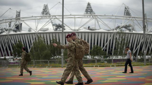 Quelque 17'000 militaires seront à pied d'oeuvre pour les jeux Olympiques qui se déroulent à Londres du 27 juillet au 12 août. [BEN STANSALL]