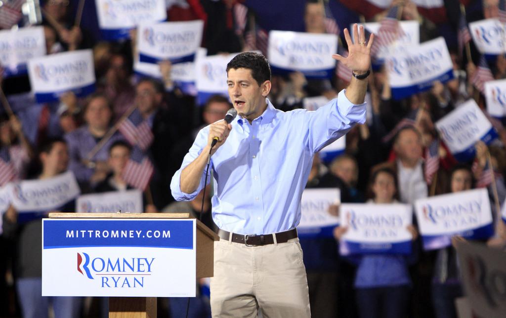 Paul Ryan va affronter Joe Biden pour un unique débat vice-présidentiel le 11 octobre dans le Kentucky. [KEYSTONE - Jim Cole]
