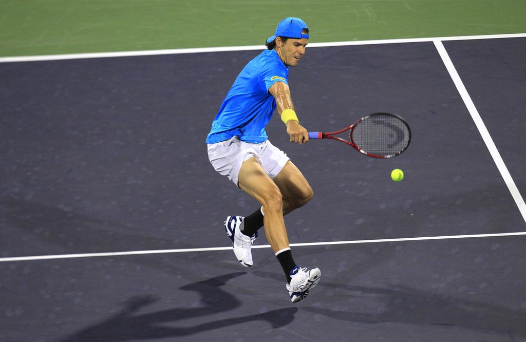 A 34 ans, Tommy Haas retrouve le top-20 mondial. [Keystone - Eugene Hoshiko]