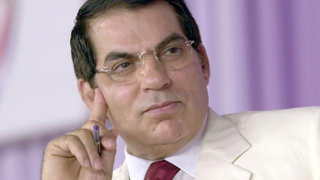 L'ancien président tunisien Ben Ali photographié en 2003. [AFP - Fethi Belaid]